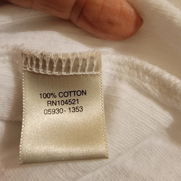 Christopher & Banks white blouse size medium - Picture 6 of 8